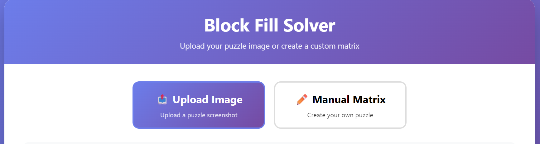 Block Fill Solver